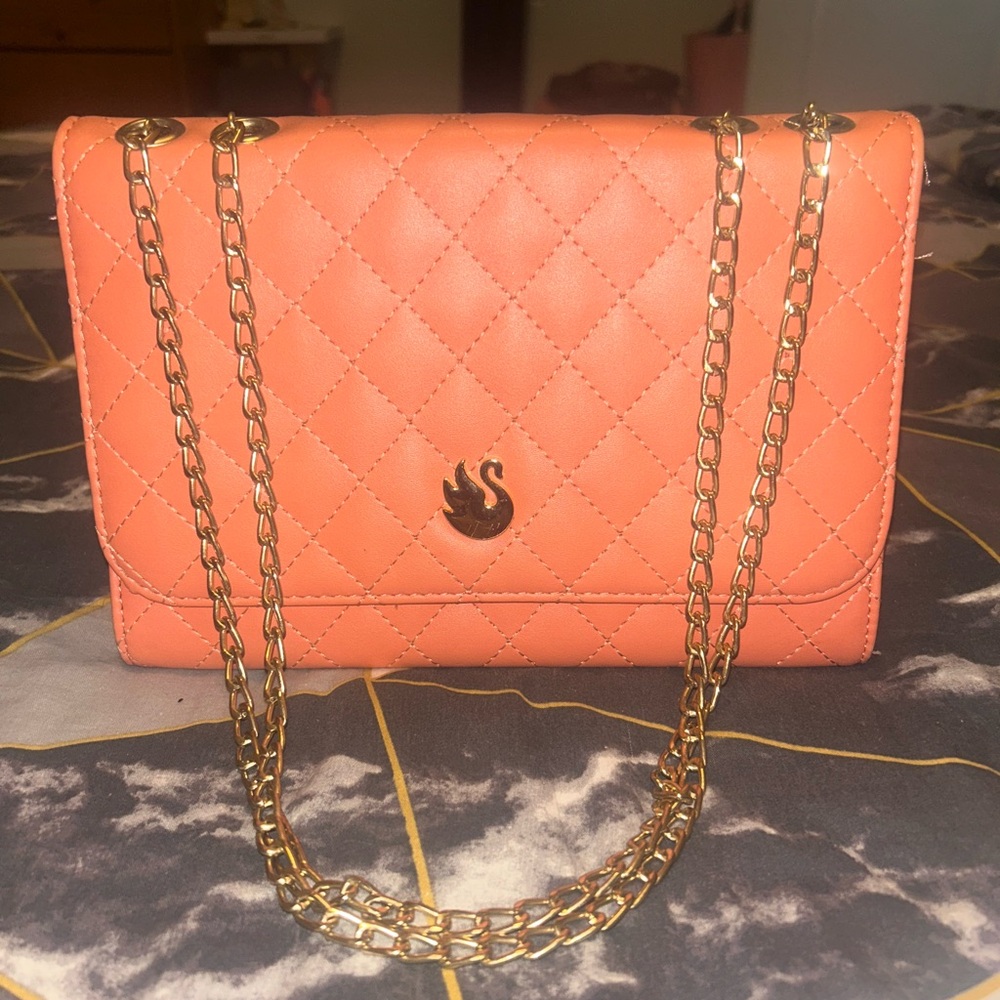 Gloria Vanderbilt Coral Quilted Crossbody Bag